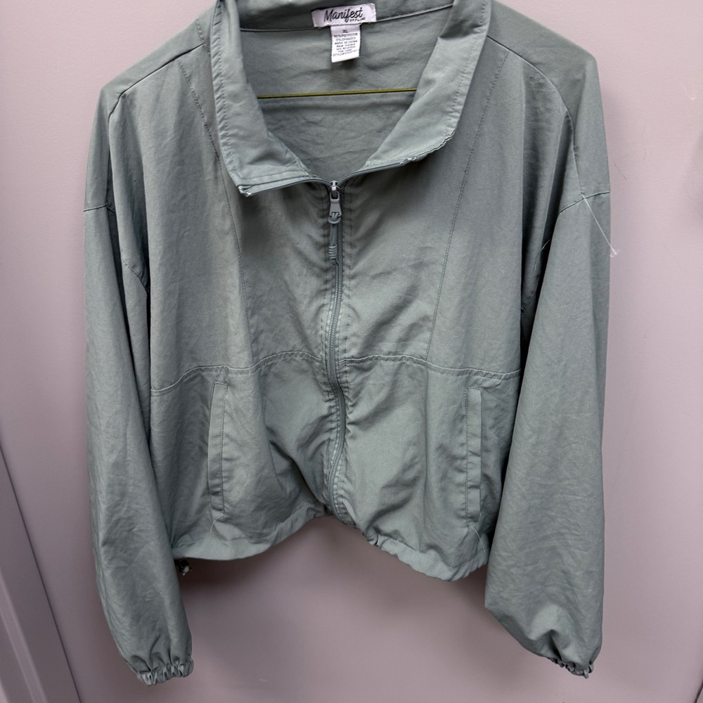 Manifest Offline - light as air Women's Sage Green Jacket XL